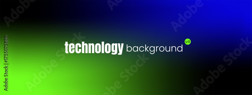 A blue and green gradient background with an abstract presentation pattern and modern tech lines for a website or banner..