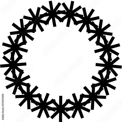 Abstract circular geometric shapes / Formas geométricas circulares abstractas / Abstrakte geometrische Kreisformen