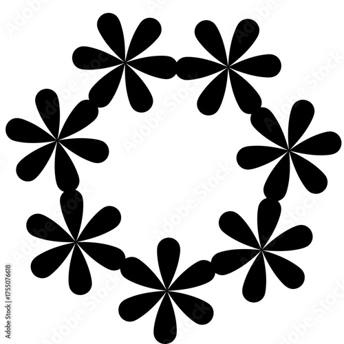 Abstract circular geometric shapes / Formas geométricas circulares abstractas / Abstrakte geometrische Kreisformen