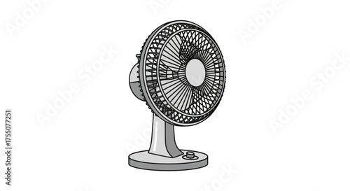 Cartoon Carpenter Sawing Wood with Hand Saw and Wearing Hard Hat.