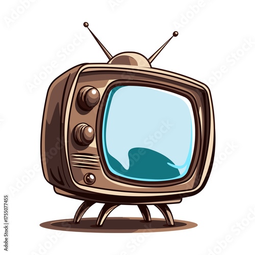 vintage cartoon tv