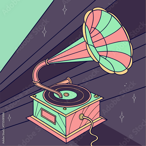 Futuristic Vinyl Disk 1