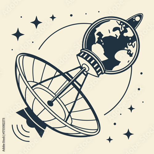 Retro Satellite Orbit 1