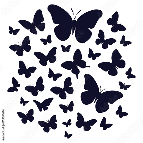 Wallpaper Mural Purple Winged Butterfly Macro View Torontodigital.ca