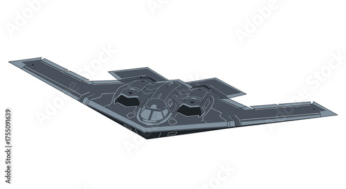 B-2 Spirit Stealth Bomber: A Detailed View of the Advanced Military Aircraft.