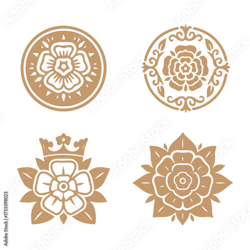 Tudor Rose SVG Bundle