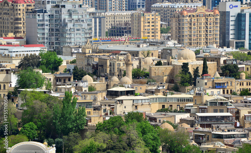 Wallpaper Mural A Panorama view of Baku seen from the Upland Park in Baku, the capital of Azerbaijan Torontodigital.ca
