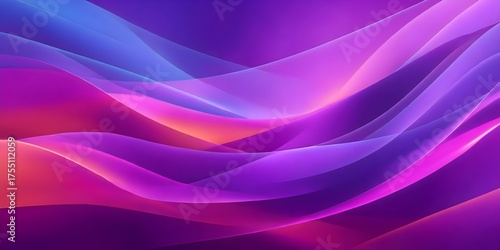 Abstract colorful waves illustration with vibrant gradients and smooth flowing lines