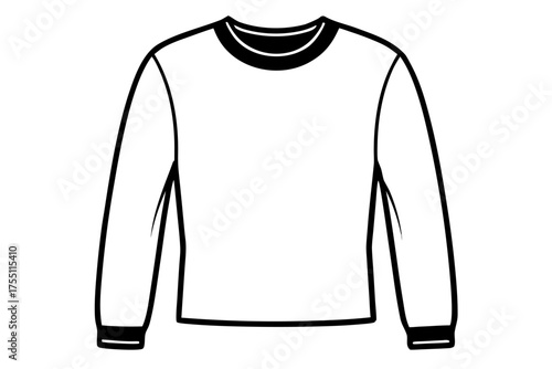 White cotton t-shirt isolated on white background, a versatile fashion staple for men and women