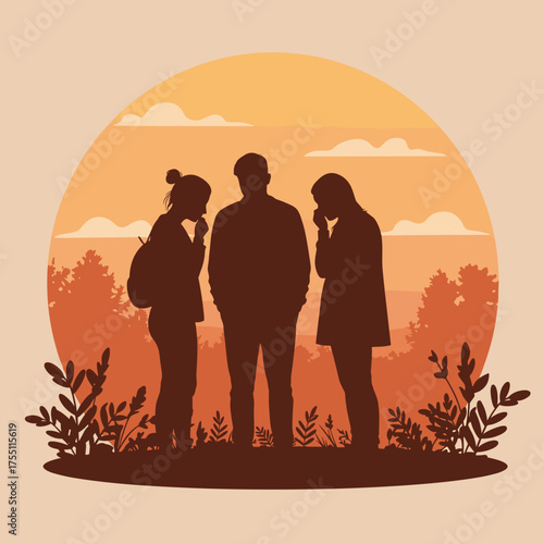 Group therapy for grief and loss – people supporting each other during emotional recovery