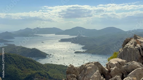 Göcek pier landscape