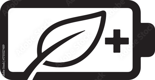 Green energy battery concept eco friendly power source sustainable technology innovation for a better future