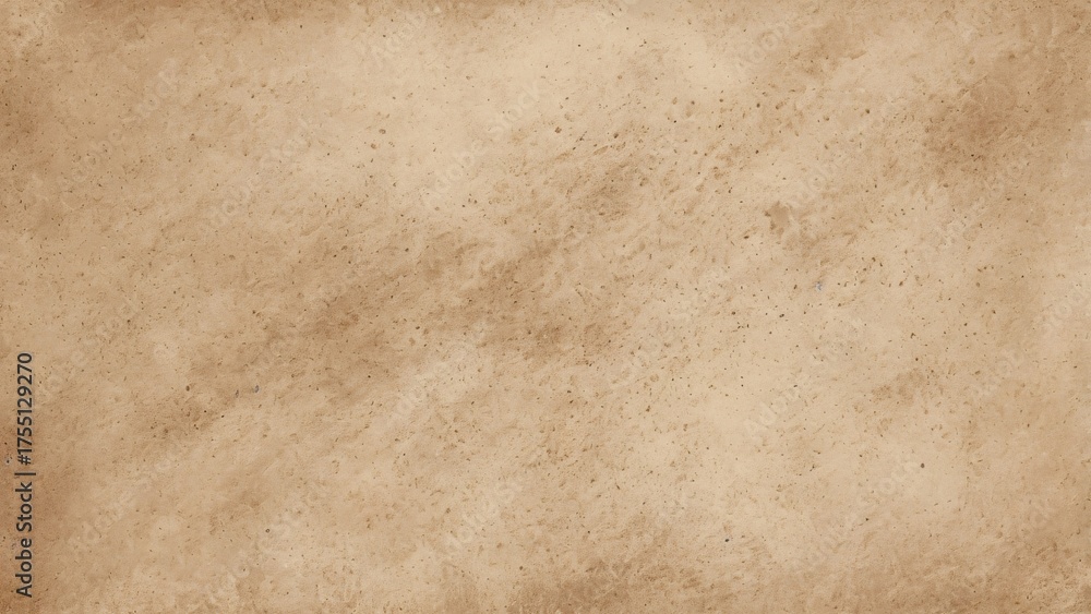 Fototapeta premium Vintage-aged paper or parchment textured beige background with a subtle, warm tone of light browns.&nbsp;
