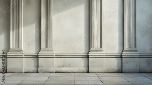 architectural detail of columns