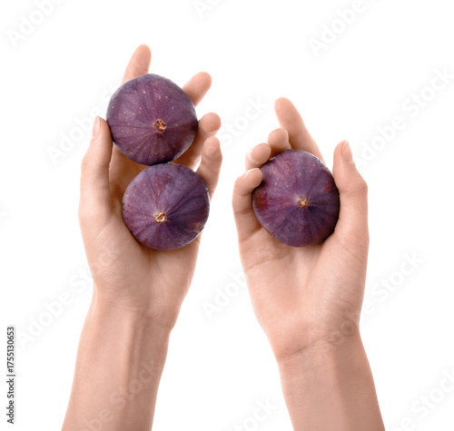 Female hands with fresh tas...