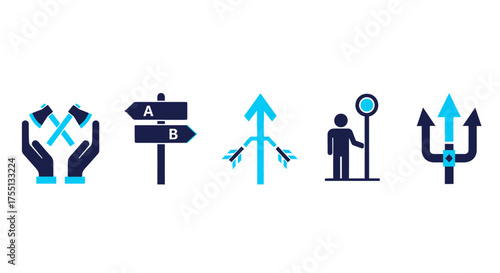 Visual Representation of Strategic Choices and Decision Making Processes Using Symbolic Icons