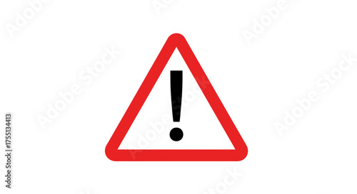 A Clear Warning Symbol Illustrates a Significant Danger Ahead Indicating Caution Is Required and Safety Precautions Must Be Taken Immediately