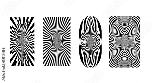 Exploring the Illusionary Nature of Geometric Patterns and Optical Art Techniques Used in Modern Visual Design