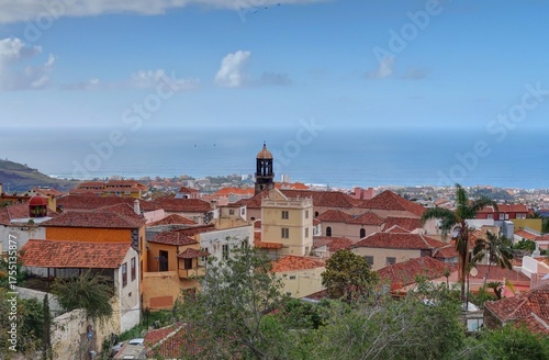 jardin et ville de la Orotava à Tenerife