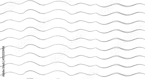 Abstract Artistry Demonstrating Flowing Horizontal Wave Patterns in Black and White Texture