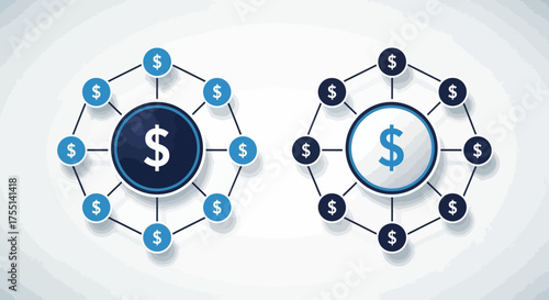 Understanding Networked Financial Transactions and Digital Currency Systems Illustrating Decentralized Economic Networks