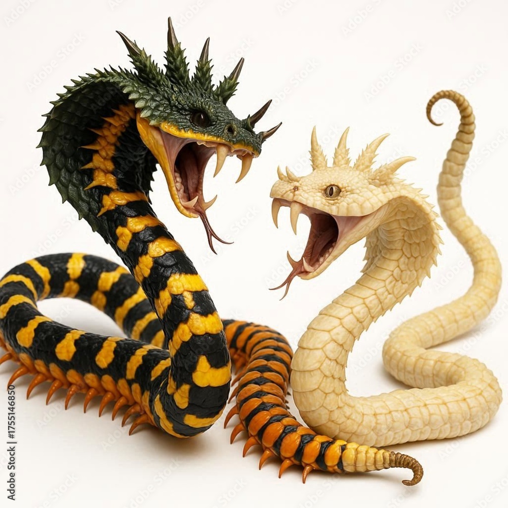 Obraz premium Stingerpentosaurus on a white background