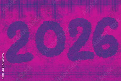 New year celebration 2026 illustration