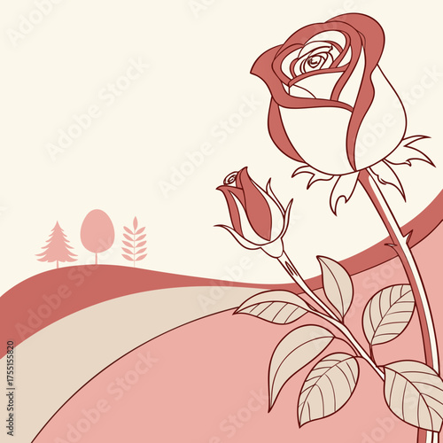 Quadro em tela soft blush texture featuring smooth, velvety gradients.svg