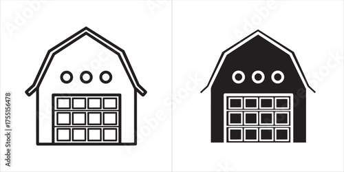 Two x symbols, one outline and one solid black