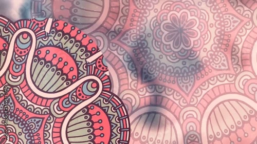 abstract background with paisley