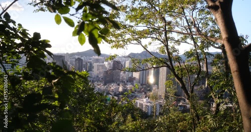 looking over seoul city