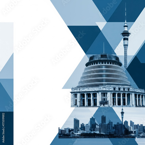 New Zealand Banner Background