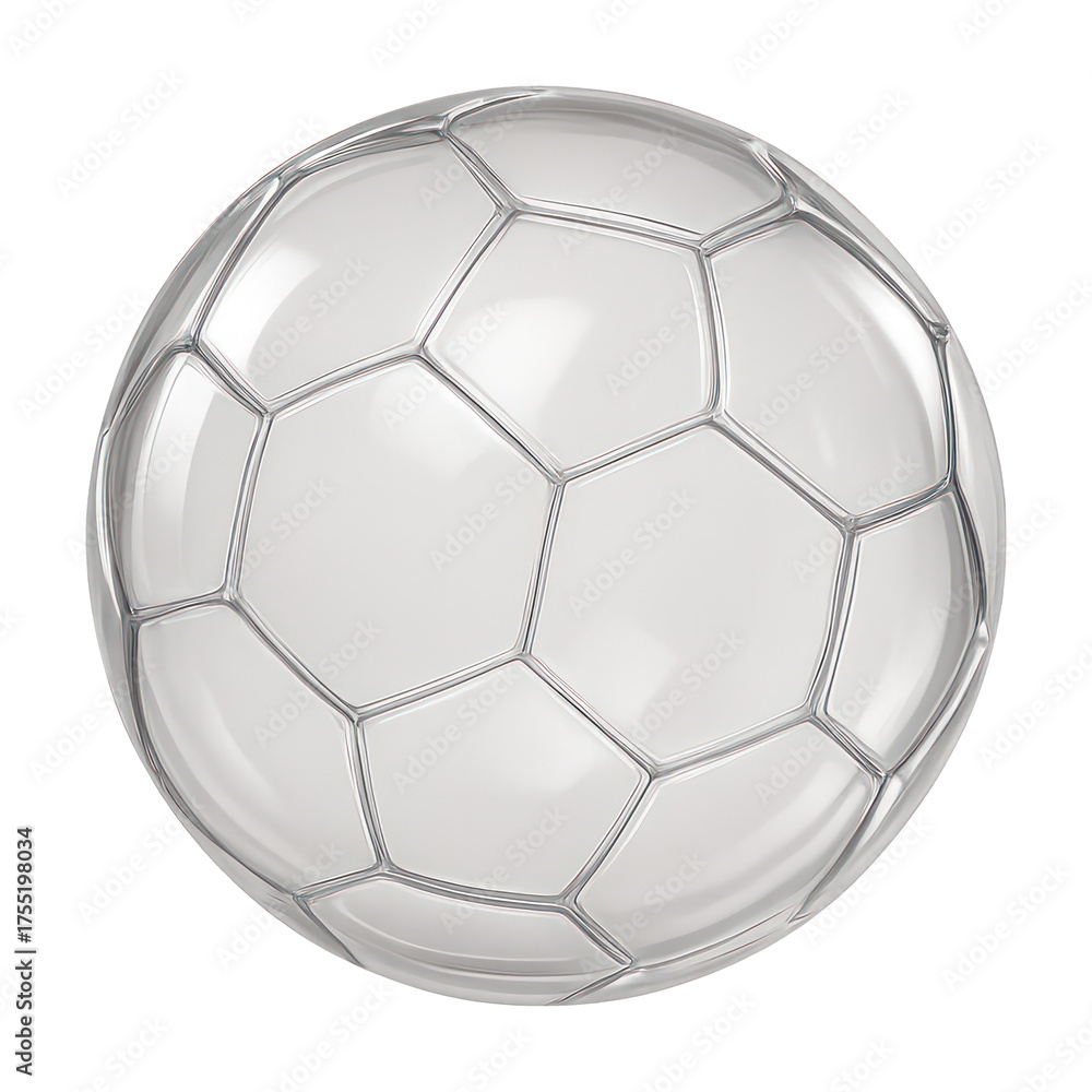 Fototapeta premium PNG Transparent soccer ball illustration.