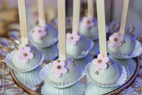 Delicious Candy Bar With Birthday Reception