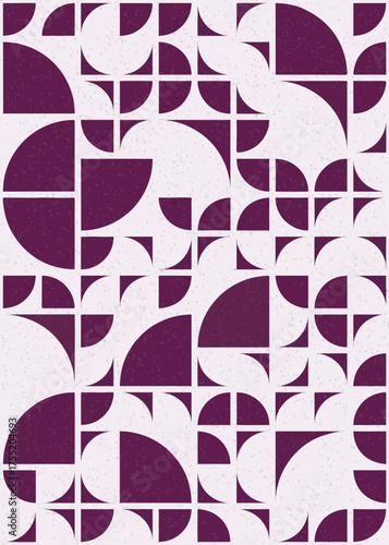 Pattern, Abstract, Geometric, Seamless, Repeat, Decorative, Background, Wallpaper, Tileable, Texture, Grungy, Vintage, Retro, Design, Graphics, Shape, Quarter Circle, Quadrant, Curvature, Arc, Circle.