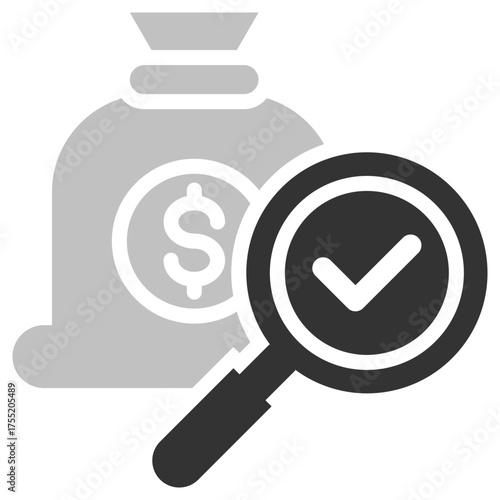 Analytics icon isolated on white background. vector illustration icon for business, accounting financial and other business