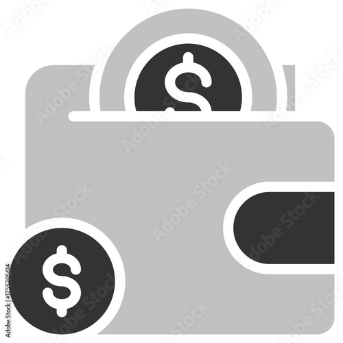 Saving icon isolated on white background. vector illustration icon for business, accounting financial and other business