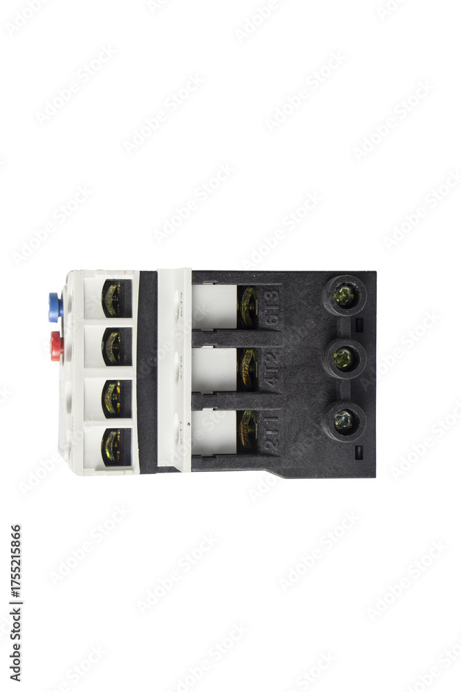 Obraz premium electrical outlet isolated on white background