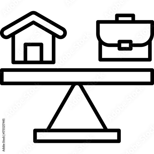 Work Life Balance Icon