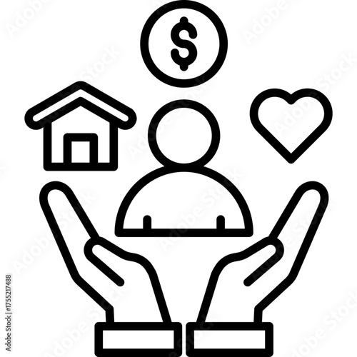 Employee Benefits  Icon