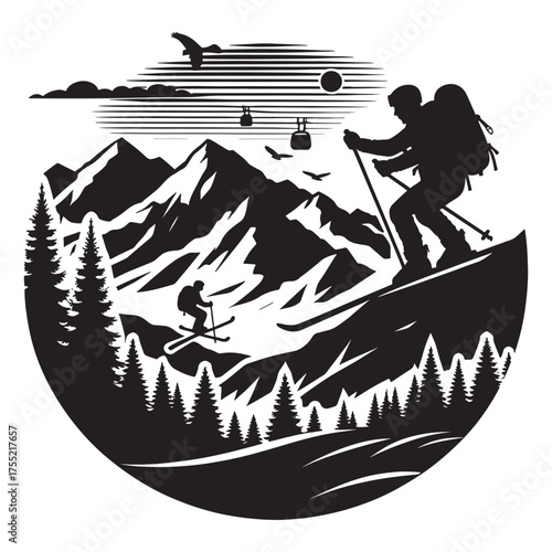 fishing boat silhouette