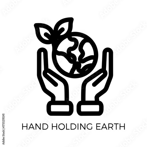 Sustainable Lifestyle Hand Holding Earth