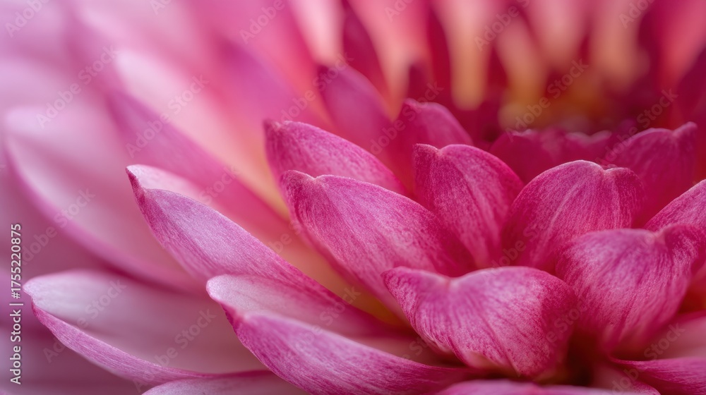 Fototapeta premium Soft pink petals of a water lily create a layered display revealing intricate details in natural light.