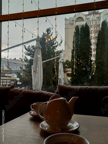 coffee pot on the table