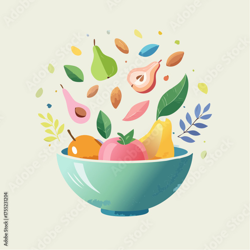 Schwebe-Bowl – „Floating Superfoods“