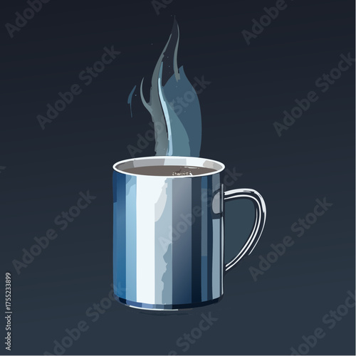 Metallic Coffee Time