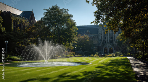 fountain in the park