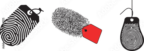 Fingerprint identification security tags identity verification access control system