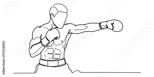 Continuous one line drawing of a person climbing a mountain with a rope, symbolizing challenge, ambition, and success, vector illustration style.