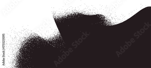 Black and white abstract digital art texture